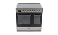 Tesla T90DCRCSS 90cm Professional Ceramic Electric Range Cooker in Stainless Steel
