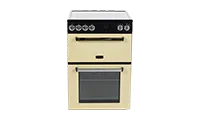 Tesla TMRC60C 60cm Mini Ceramic Range  Electric Cooker  in Cream  Colour