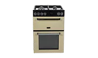 Tesla TMRDF60C 60cm Mini Dual Fuel Range Cooker in Cream Colour
