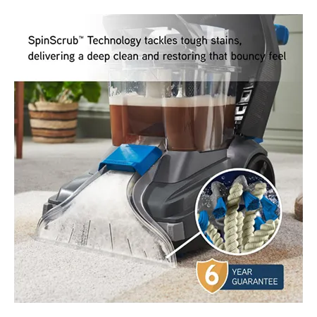 Vax CDCW-SSXS SpinScrub Power Carpet Washer - Grey & Tiger Blue