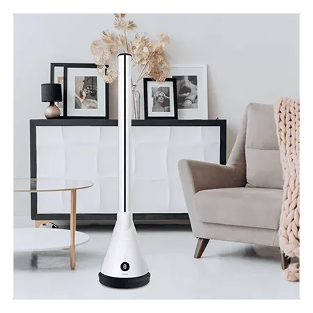 Vybra Multi-3-in-1-Tower-White Heater, Cooling Fan and Air Steriliser All in One