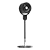 Vybra VS001-OFG Dual Height Tilt & Swing Oscillating Fan - Graphite