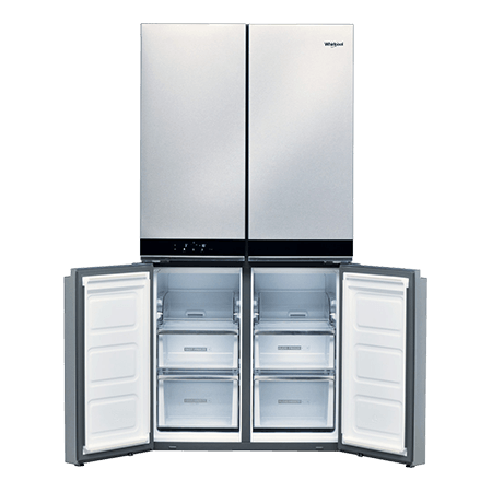 Whirlpool WQ9B1L1 side-by-side american fridge: in Stainless Steel