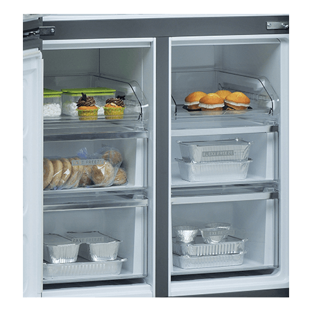 Whirlpool WQ9B1L1 side-by-side american fridge: in Stainless Steel