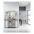 Whirlpool WQ9B1L1 side-by-side american fridge: in Stainless Steel