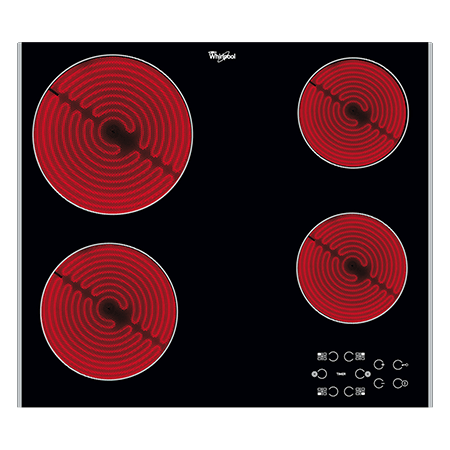 Whirlpool AKT8090LX Ceramic Hob 4 Zones