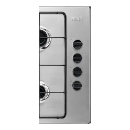 Zanussi ZGNN640X 59.4cm Series 20 Slim side control Integrated Gas Hob