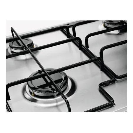 Zanussi ZGNN640X 59.4cm Series 20 Slim side control Integrated Gas Hob