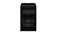 Zanussi ZCV46250BA 55cm Electric Cooker with Ceramic Hob - Black